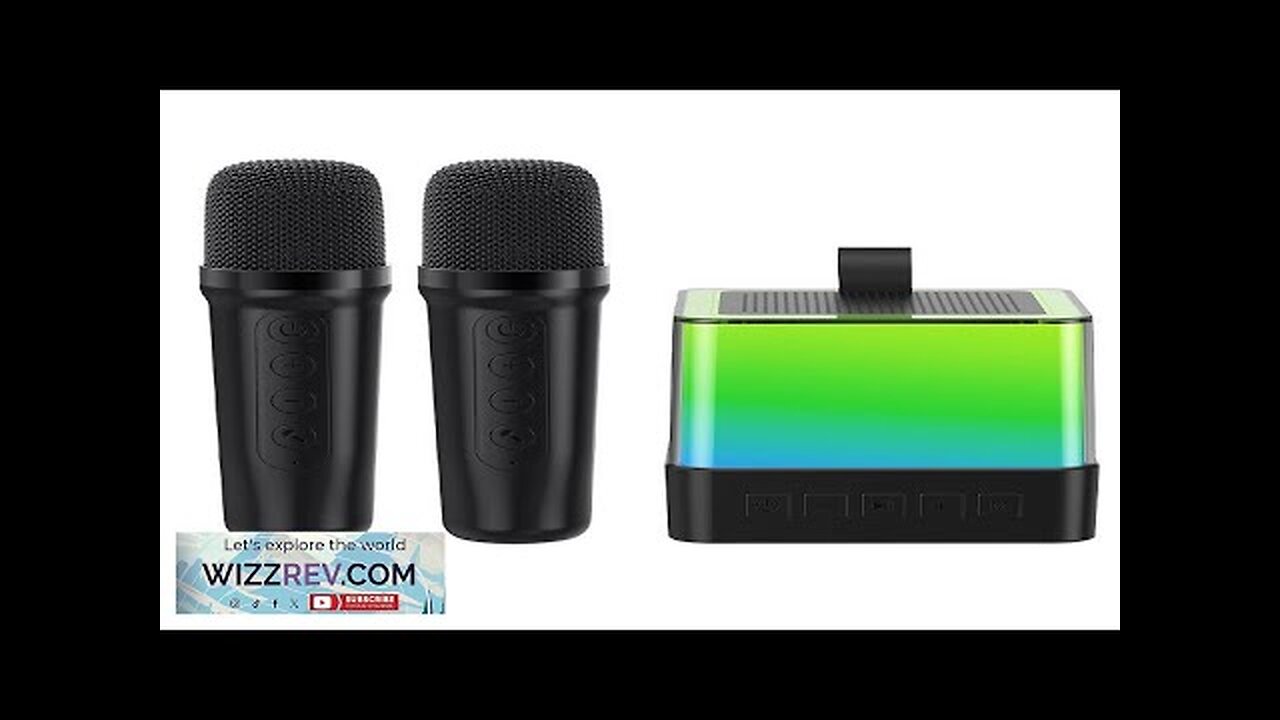 SUNXINPIN bluetooth 5.3 Speaker Portable Speaker with Microphone HiFi Bass LED Light Review