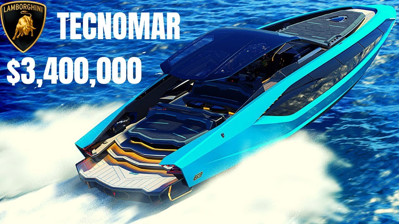 Lamborghini 63 Yacht By Tecnomar - Lamborghini's New Luxury Yacht