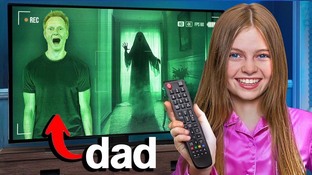 Funny Vlogs Hiding in Secret Room To Prank My Did *security Camera*