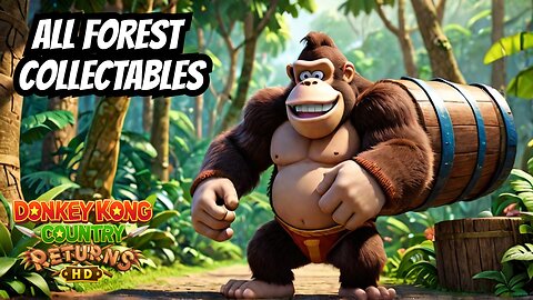 Donkey Kong Country Returns HD Switch [Forest] (All Collectables)