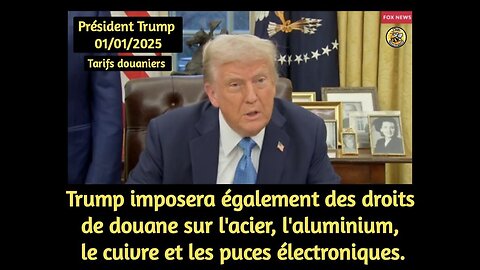 Des droits de douane sur l'acier, l'aluminium, le cuivre et les puces électroniques.