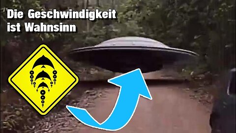 Entsetzter Autofahrer filmt das rasante Annähern eines UFOs das mit EMP-Signalen Übertragung stört