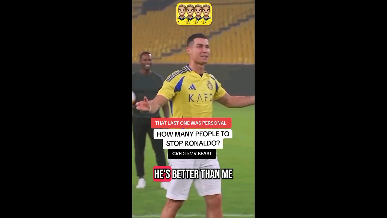 Mr Beast Challenge with Ronaldo.