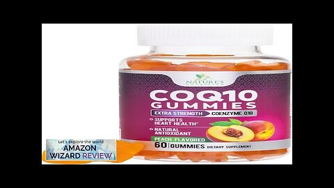 CoQ10 100mg Gummies Coenzyme Q10 Supplement CoQ10 Gummies Antioxidant for Heart Review