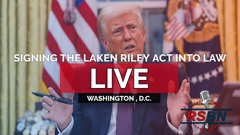 LIVE REPLAY| President Donald J. Trump Signs the Laken Riley Act Into Law - 1/29/25