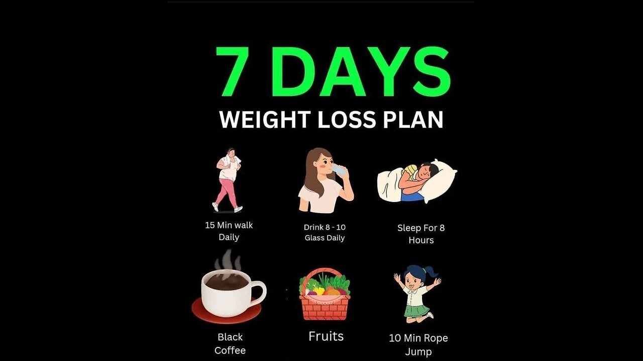 7 days weight loss plan