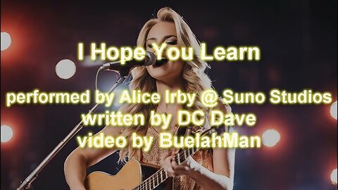 I Hope You Learn by Alice Irby