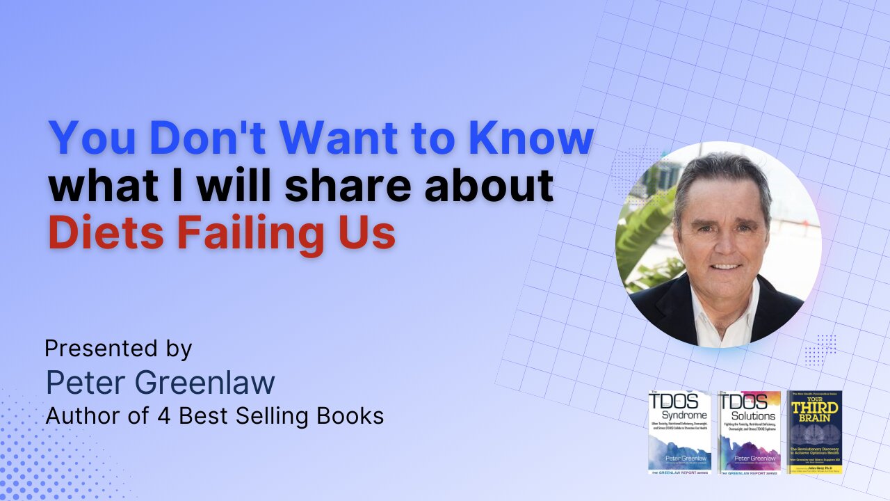 You Don't Want to Know What I Will Share About Diets Failing Us | R2M Protocol | Peter Greenlaw