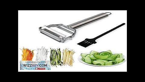 Stainless Steel Peeler Fruit Vegetable Melon Potato Carrot Cucumber Multifunction Grater Review