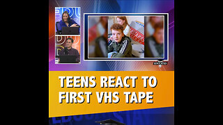 📼Teens Have Hilarious Reaction Using First VHS Tape