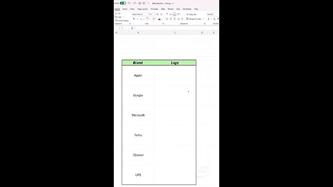 Any Brand Logo in excel