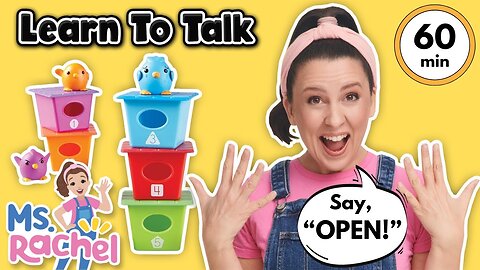 Learn To Talk with Ms Rachel - Toddler Learning Video - Learn Colors, Numbers, Emotions & Feelings