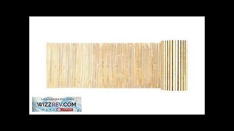 VEVOR Natural Bamboo Slat Screening Privacy Bamboo Slat Fence 3 ft H Review