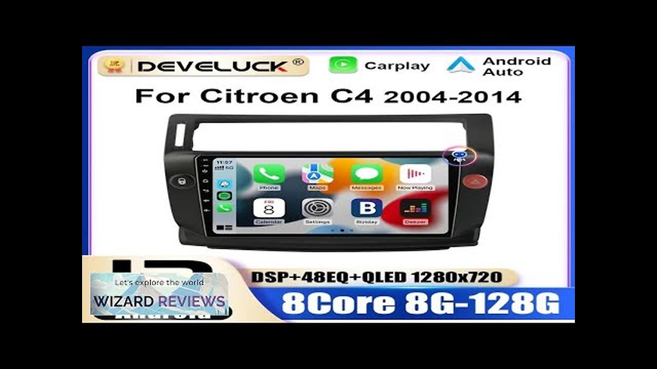 2 Din Android 12 Car Radio For Citroen C4 C-Triomphe Quatre 2004-2014 Review