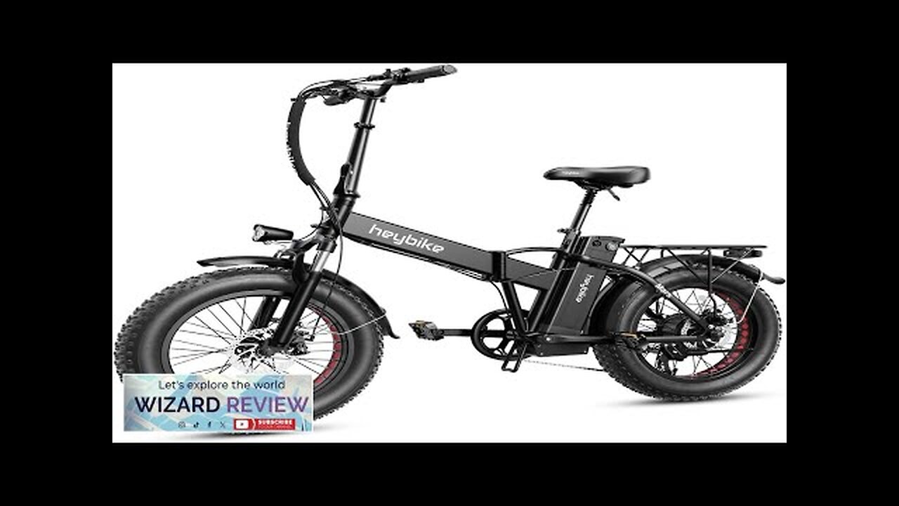 Heybike Mars Electric Bicycle Foldable 20" x 4.0 Fat Tire Electric Bicycle Review