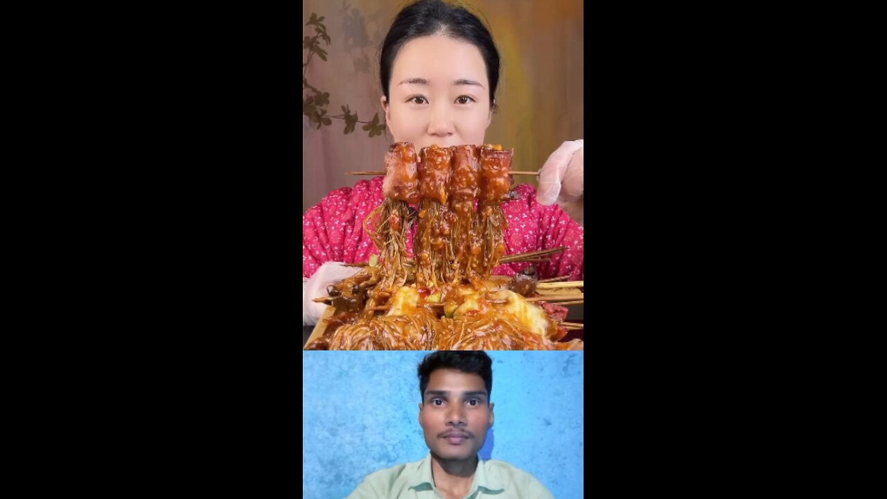 Chinese Girl Eating Challenge, ASMR,#asmreating #reation #ReactionVideo #dutevideo #shorts #reel