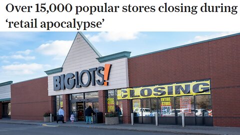 There is a retail apocalypse and America is shutting down