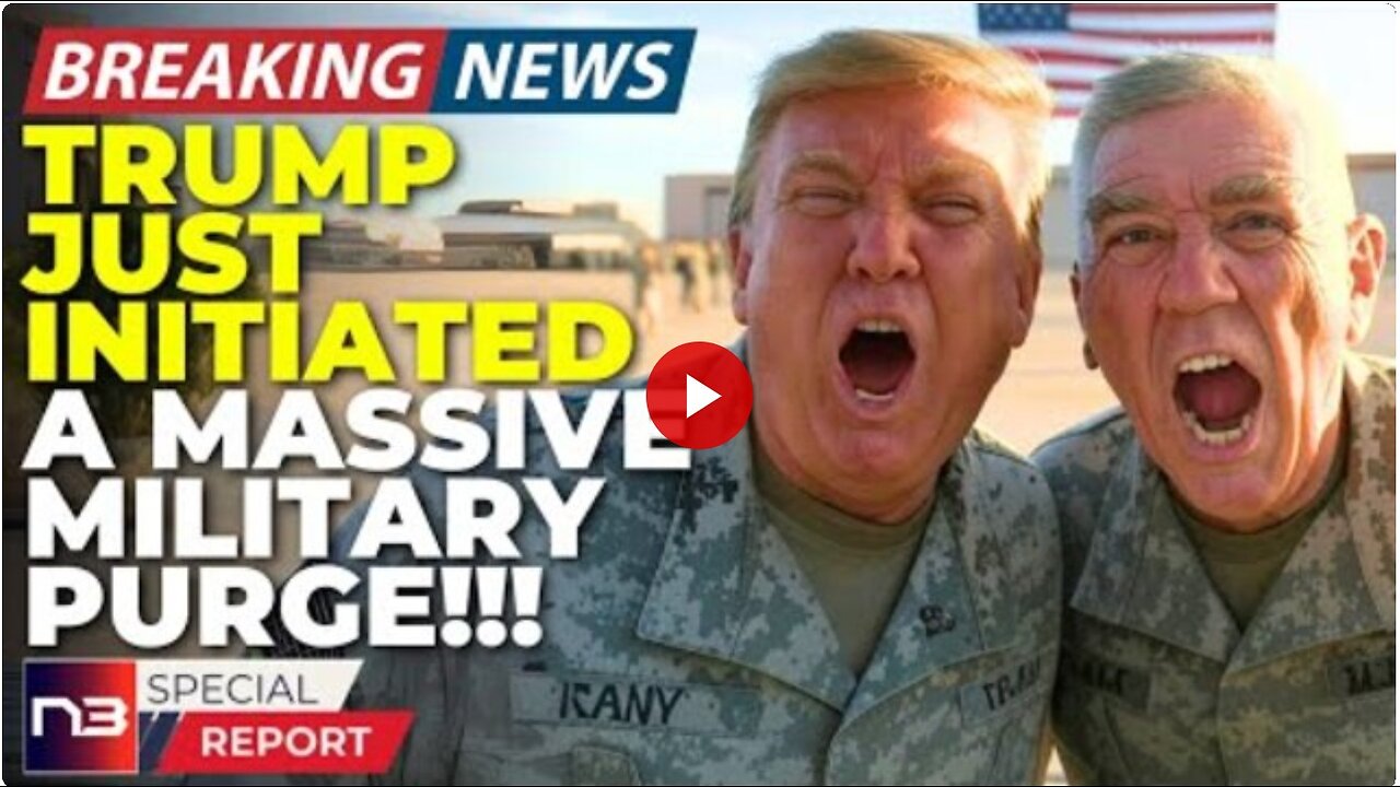 🚨BREAKING- OMG Wait Till You See How Trump Just Purged The Military And Libs Are Literally Crying