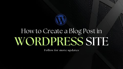 How to Create a Blog Post Using the Default Editor in WordPress