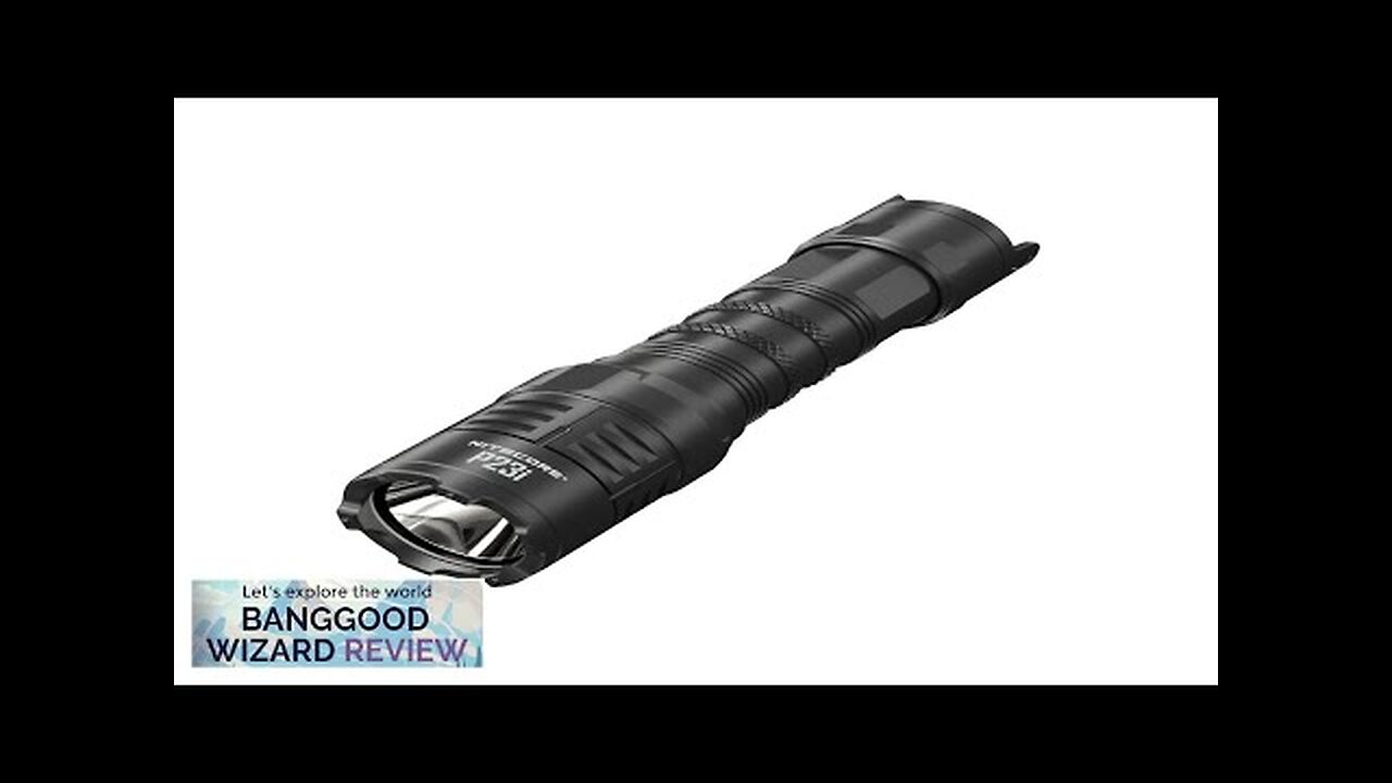 NITECORE P23i 3000LM High Lumen LED Tactical Flashlight USB Rechargeable LED Torch Review