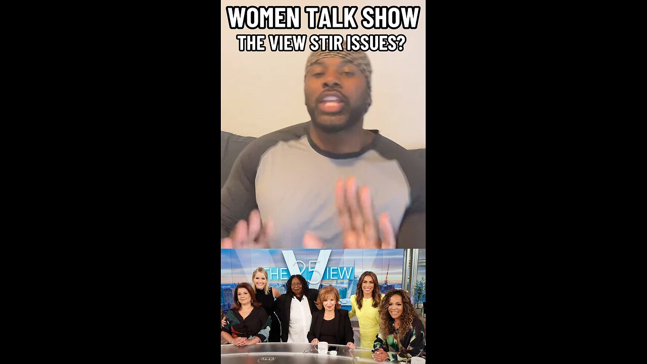 THE VIEW IS A BAD TALK SHOW?