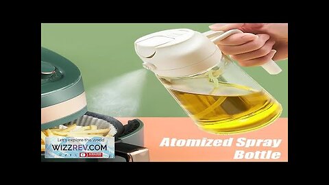 Two in One Oil Dispenser Oil Sprayer Refillable Oil Sprayer Commercial Food Review