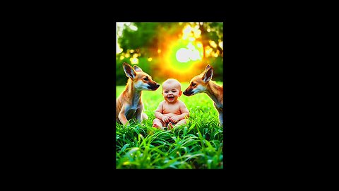 Cute baby Laughing