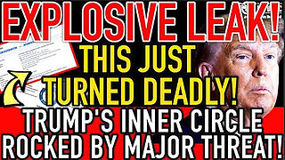 Explosive LEAKl! This Just Turned Deadly! Trump's Inner Circle Rocked by Major Threat!