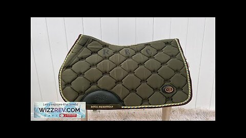 ROYAL EQUESTRIAN JUMP SADDLE PAD OLIVE GOLD LIMITED FULL Review