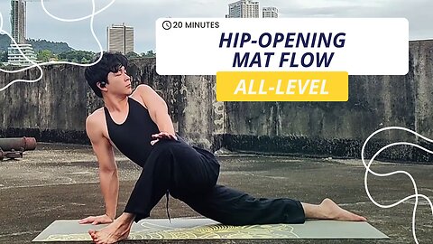 Something About 20-Mins. No Standing Hip Opening Flow | Wrist and Ankle Friendly