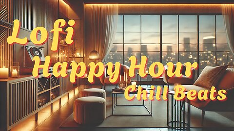 Chill Happy Hour Lofi | Good Vibes Beats 2025🍹🎶