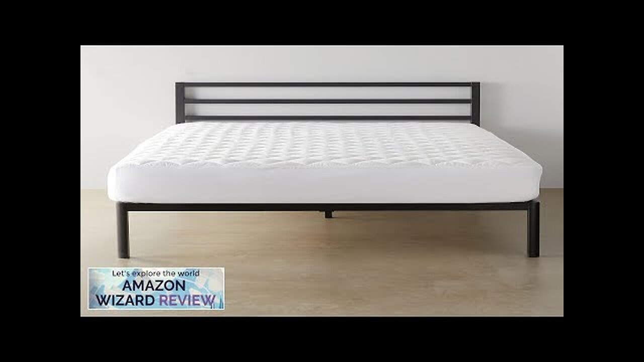 Amazon Basics Hypoallergenic Quilted Mattress Topper Pad Cover 18 Inches Deep Full Review