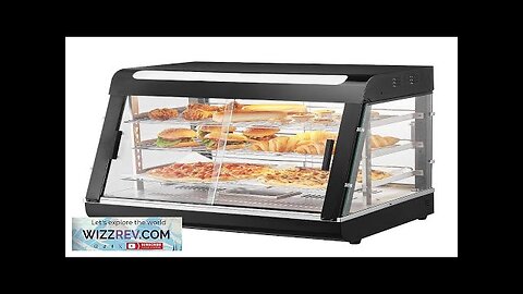 VEVOR 3-Tier Commercial Food Warmer Display Countertop Pizza Cabinet with Light Review