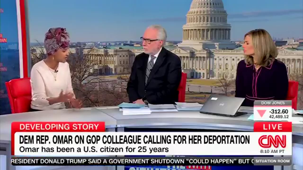 Ilhan Omar is very upset over Rep. Brandon Gill calling for her deportation.