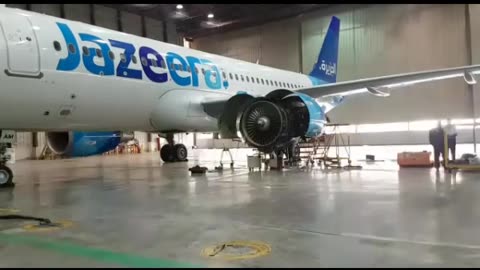 Watch Jazeera #A320neo Engine Change #Flying #Aviation #AeroArduino