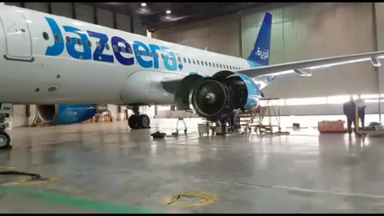 Watch Jazeera #A320neo Engine Change #Flying #Aviation #AeroArduino