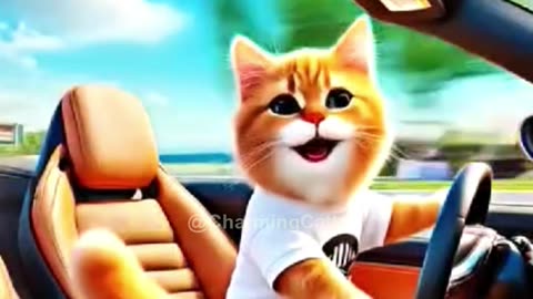 "Kitty’s First Airplane! So Cute! 🚀#short#catvideo#catai