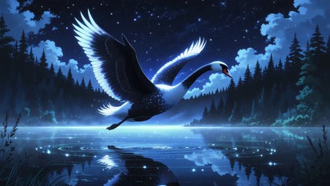 Silver tipped black Swan V2