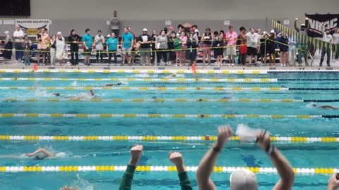 8 March 2025 - 200 free prelims - Lane 2 - 14 & Under Championships