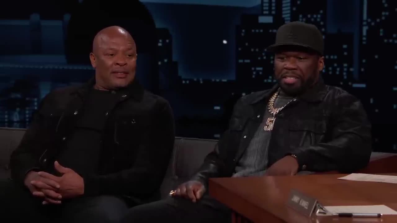 Jimmy Kimmel Interviews Dr. Dre, Snoop Dogg & Curtis “50 Cent