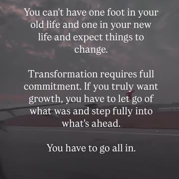 You Can’t Move Forward While Holding Onto the Past 🚪➡️