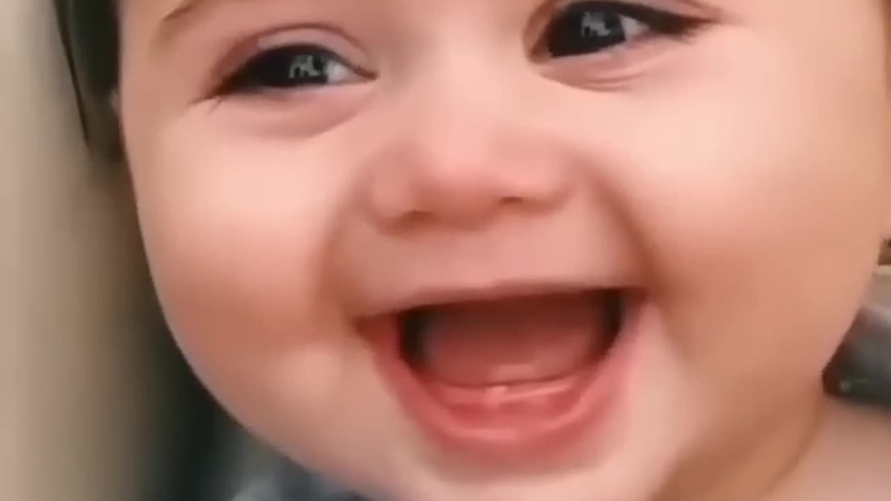 Baby laughing video 😊