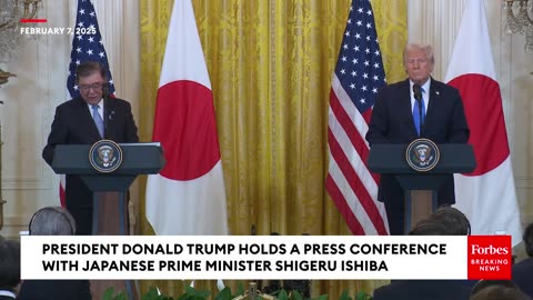 Donald Trump Takes Question After Question During Presser With Japan's Prime Minister