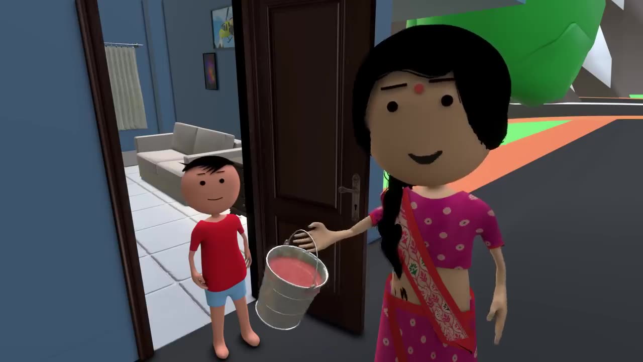 JOKE OF - TANKER MEIN HOLI (टैंकर में होली) - Comedy time toons