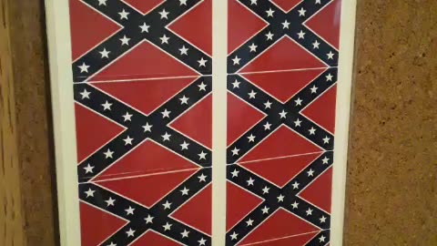 Rebel Flag Sticker Tag