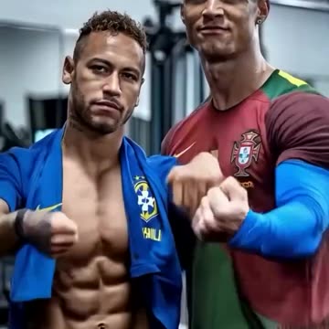 Neymar and Ronaldo joke
