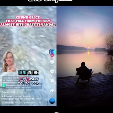 ICE FALLING FROM THE SKY