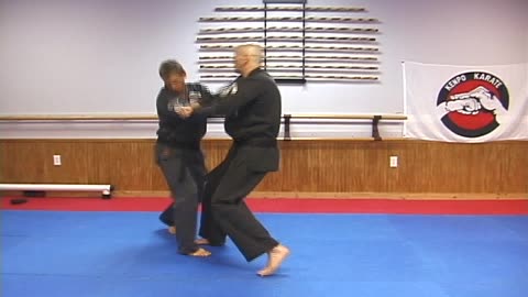An example of the American Kenpo technique Mace of Aggression