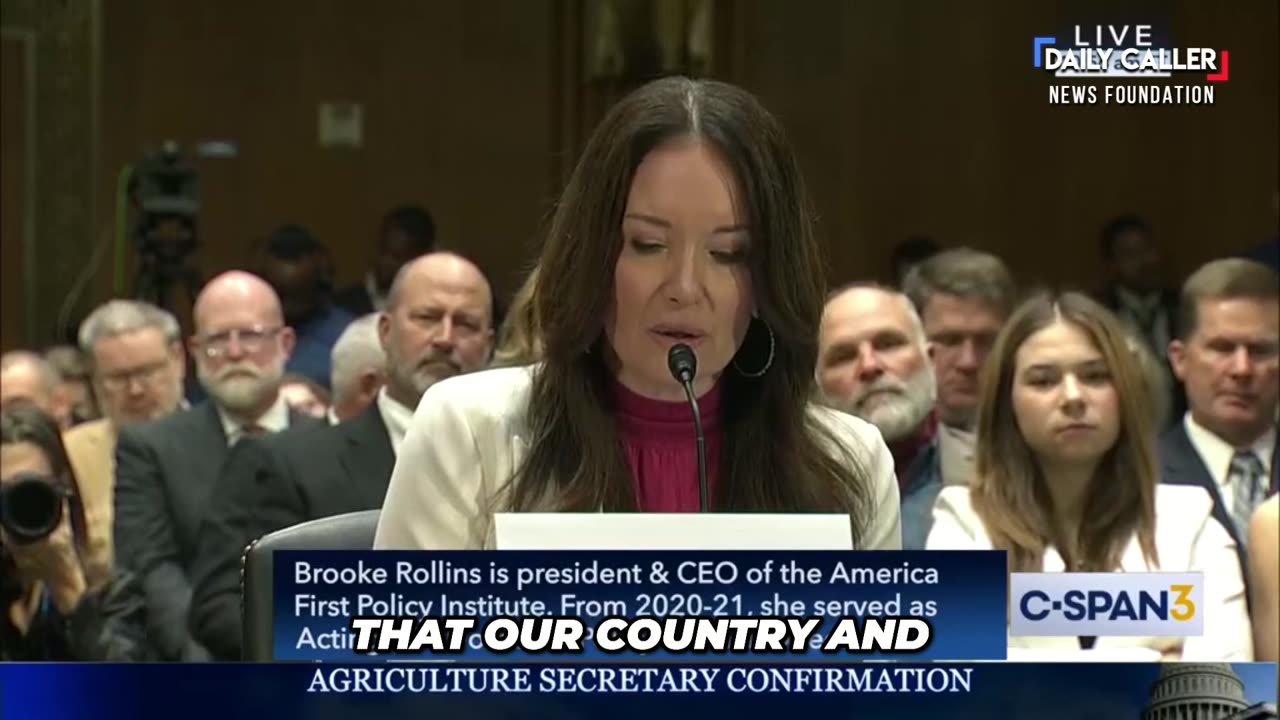 Brooke Rollins Is Questioned By Mitch McConnell