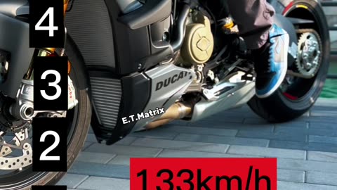 Maximum speed for each gear on a Ducati Streetfighter V4S